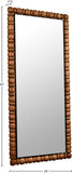 Aubrey Mirror - Elegant Mid-Century Wall Mirror in Solid Acacia Wood Frame for Timeless Style