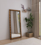 Aubrey Mirror - Elegant Mid-Century Wall Mirror in Solid Acacia Wood Frame for Timeless Style