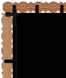 Aubrey Mirror - Elegant Mid-Century Wall Mirror in Solid Acacia Wood Frame for Timeless Style