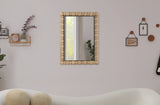 Aubrey Mirror - Elegant Mid-Century Wall Mirror in Solid Acacia Wood Frame for Timeless Style