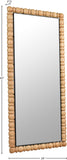 Aubrey Mirror - Elegant Mid-Century Wall Mirror in Solid Acacia Wood Frame for Timeless Style