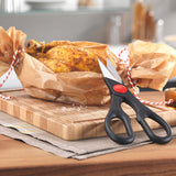 ZWILLING TWIN Kitchen Shears, Multi-Purpose, Heavy Duty, Stainless Steel Blades, Black