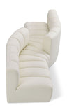 Arc - Faux Leather 4 Piece Sofa