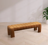 Andaz Bench - Luxurious Velvet Seating with Deep Channel Tufting for Elegant Home Decor Upgrade
