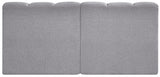 Arc - Boucle Fabric 2 Seats Modular Sofa