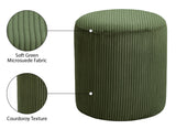 Roy Versatile Microsuede Ottoman Stool - Stylish Compact Seating for Small Spaces and Cozy Décor