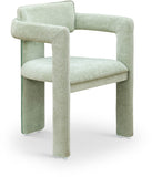 Brenda Chenille Fabric Upholstered Dining Chair (Set of 2)
