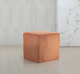 Roy Microsuede Fabric Ottoman - Stylish Compact Stool for Small Spaces with Cozy Comfort and Durability