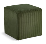 Roy Microsuede Fabric Ottoman - Stylish Compact Stool for Small Spaces with Cozy Comfort and Durability