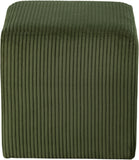 Roy Microsuede Fabric Ottoman - Stylish Compact Stool for Small Spaces with Cozy Comfort and Durability
