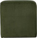 Roy Microsuede Fabric Ottoman - Stylish Compact Stool for Small Spaces with Cozy Comfort and Durability