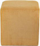 Roy Microsuede Fabric Ottoman - Stylish Compact Stool for Small Spaces with Cozy Comfort and Durability