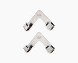 Space Pack of 2 Stainless-steel Pan Lid Holders