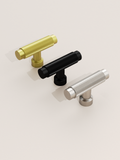 DESIGN4518 Brushed Gold Cabinet Knobs | Modern Knobs for Cabinets, Drawers & Closets