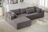 NOUVA 108" Chenille Left Chaise Sectional
