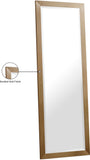 Hepburn Glass Full Length Contemporary Mirror with Brushed Trim - Perfect for Any Room Decor