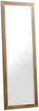 Hepburn Glass Full Length Contemporary Mirror with Brushed Trim - Perfect for Any Room Decor
