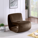 Nouveau Velvet Upholstered Accent Chair