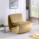 Nouveau Velvet Upholstered Accent Chair