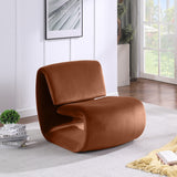 Nouveau Velvet Upholstered Accent Chair