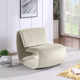 Nouveau Velvet Upholstered Accent Chair