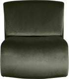 Nouveau Velvet Upholstered Accent Chair