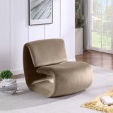 Nouveau Velvet Upholstered Accent Chair