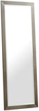 Hepburn Glass Full Length Contemporary Mirror with Brushed Trim - Perfect for Any Room Decor