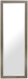 Hepburn Glass Full Length Contemporary Mirror with Brushed Trim - Perfect for Any Room Decor