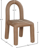Amari Vegan Leather Upholstered Dining Chair (Set of 2)