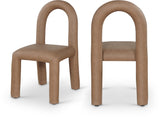 Amari Vegan Leather Upholstered Dining Chair (Set of 2)