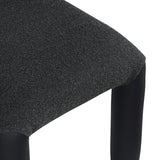 Amari Vegan Leather and Boucle Fabric Upholstered Dining Chair (Set of 2)
