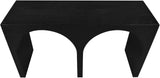 June Modern Solid Oak Console Table – Elegant Mid-Century Design with Unique Double Arch Style