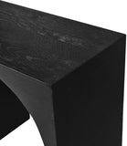 June Modern Solid Oak Console Table – Elegant Mid-Century Design with Unique Double Arch Style