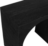 June Modern Solid Oak Console Table – Elegant Mid-Century Design with Unique Double Arch Style