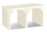 June Modern Solid Oak Console Table – Elegant Mid-Century Design with Unique Double Arch Style