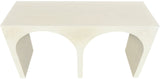 June Modern Solid Oak Console Table – Elegant Mid-Century Design with Unique Double Arch Style