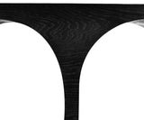 June Modern Solid Oak Console Table – Elegant Mid-Century Design with Unique Double Arch Style