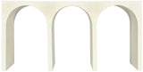 June Modern Solid Oak Console Table – Elegant Mid-Century Design with Unique Double Arch Style