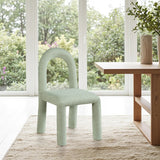 Amari Chenille Fabric Upholstered Dining Chair (Set of 2)