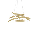 Oslo LED Adjustable Chandelier // Gold