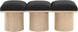 Pavilion Bench: Luxurious Channel-Tufted Seat with Art Deco Design for Stylish Home Seating Solutions