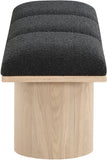 Pavilion Bench: Luxurious Channel-Tufted Seat with Art Deco Design for Stylish Home Seating Solutions