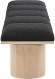 Pavilion Bench - Luxurious Channel-Tufted Seating with Art Deco Design for Elegant Home Spaces