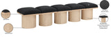 Pavilion Bench - Luxurious Boucle Fabric Seating with Art Deco Design for Stylish Home Decor