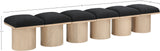 Pavilion Bench: Luxurious Boucle Fabric Seating with Art Deco Design for Stylish Home Decor