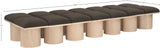 Pavilion Bench: Luxurious Channel-Tufted Seating with Art Deco Design for Your Stylish Home Décor