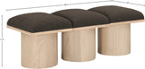 Pavilion Bench: Luxurious Channel-Tufted Seat with Art Deco Design for Stylish Home Seating Solutions