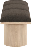 Pavilion Bench: Luxurious Channel-Tufted Seat with Art Deco Design for Stylish Home Seating Solutions