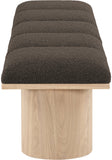 Pavilion Bench - Luxurious Channel-Tufted Seating with Art Deco Design for Elegant Home Spaces